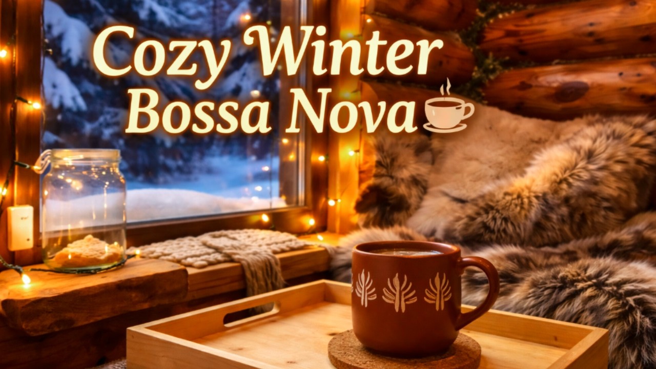 Cozy Winter Bossa Nova ☕ Warm Café Jazz Instrumental for Snowy Nights & Deep Relaxation