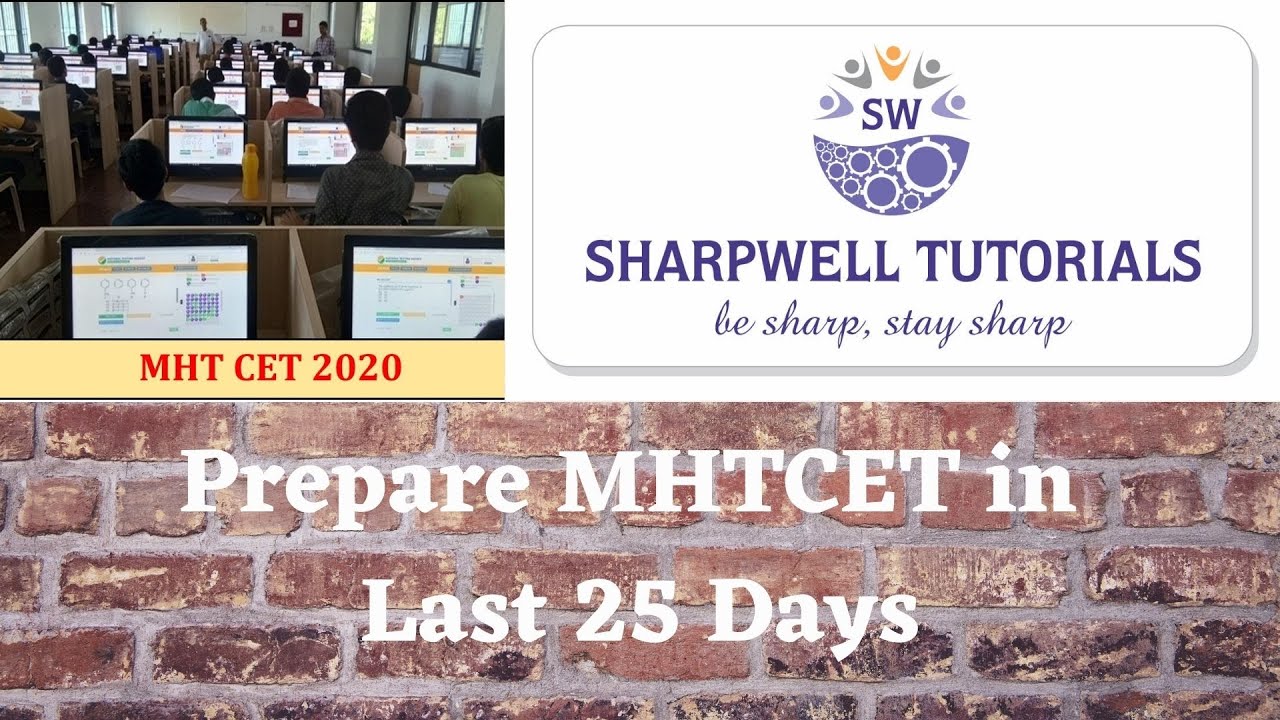 Prepare MHTCET in Last 25 days