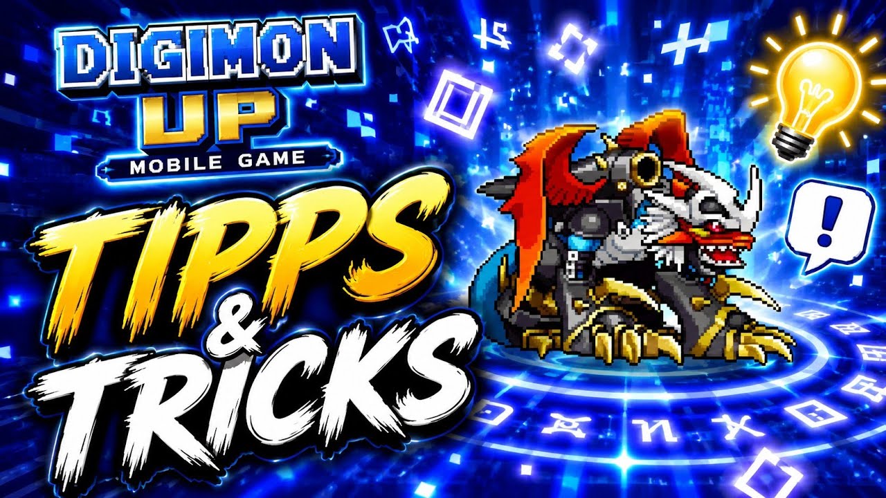 So wirst du st&auml;rker im Digimon Up Mobile Game! 🤔😱 | Tipps Tricks Tutorial Guide Black Rabbit