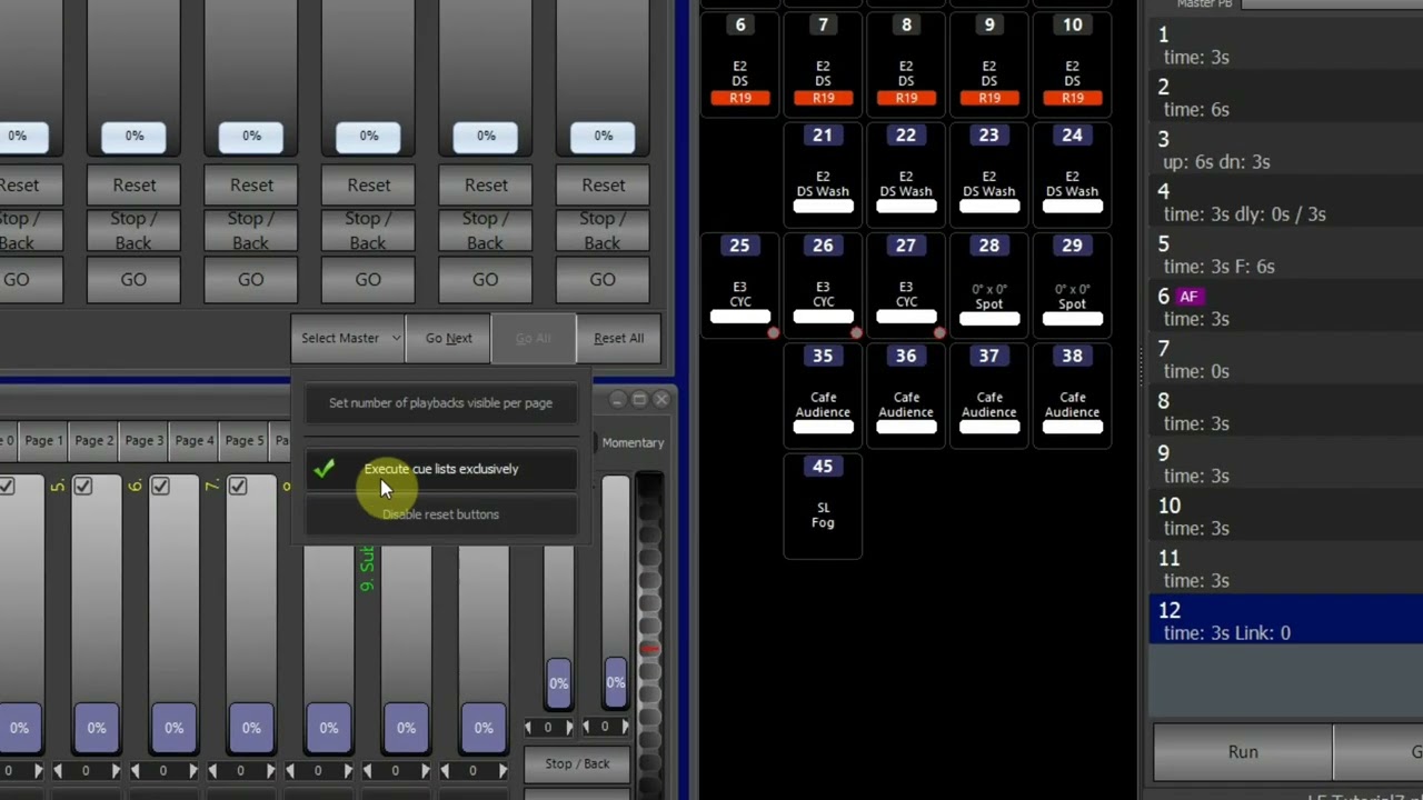 LightFactory Tutorial 7: Playbacks