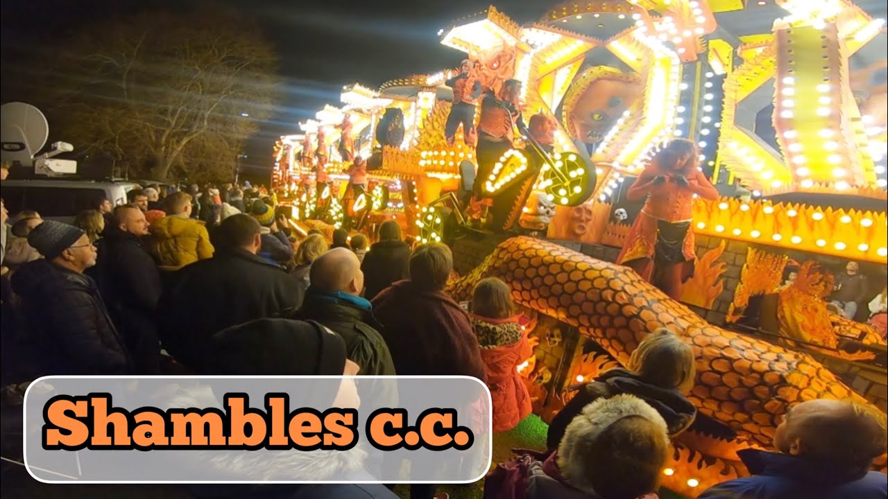 Bridgwater illuminated carnival 5th November 2022 Hell of a ride by Shambles carnival club Parkway