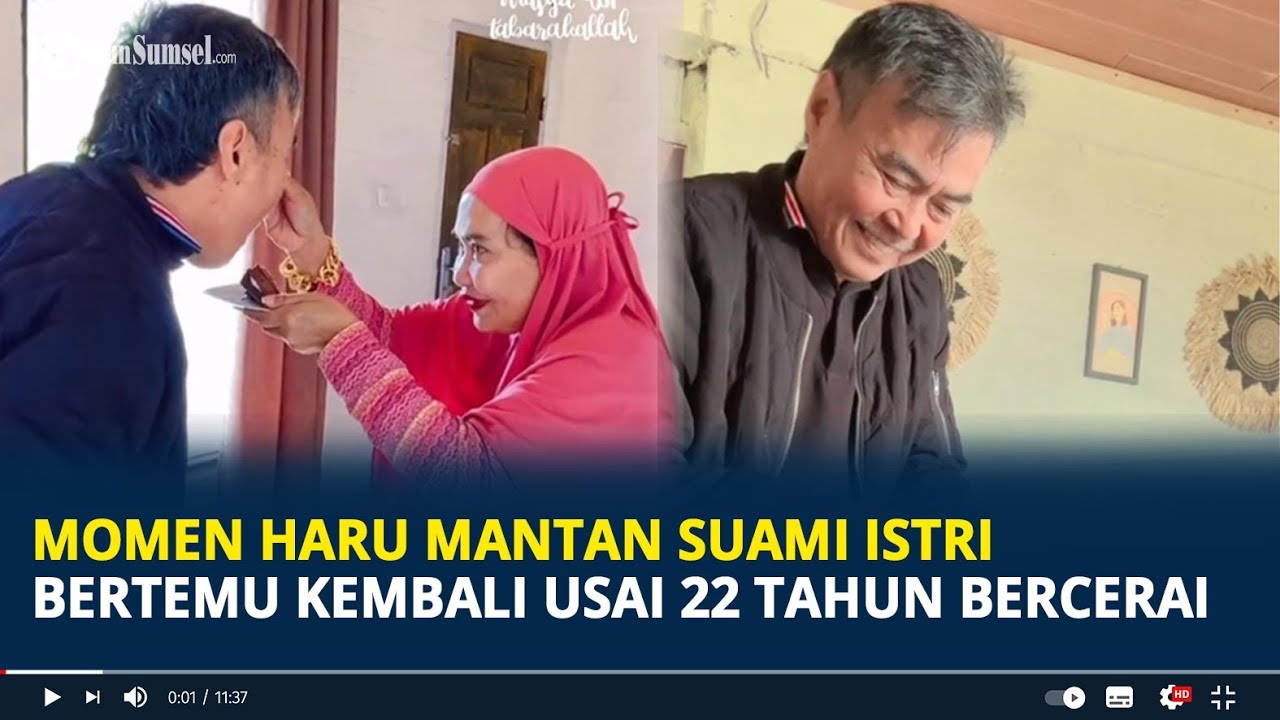 Viral Momen Haru Mantan Suami Istri Bertemu Kembali Usai 22 Tahun Bercerai