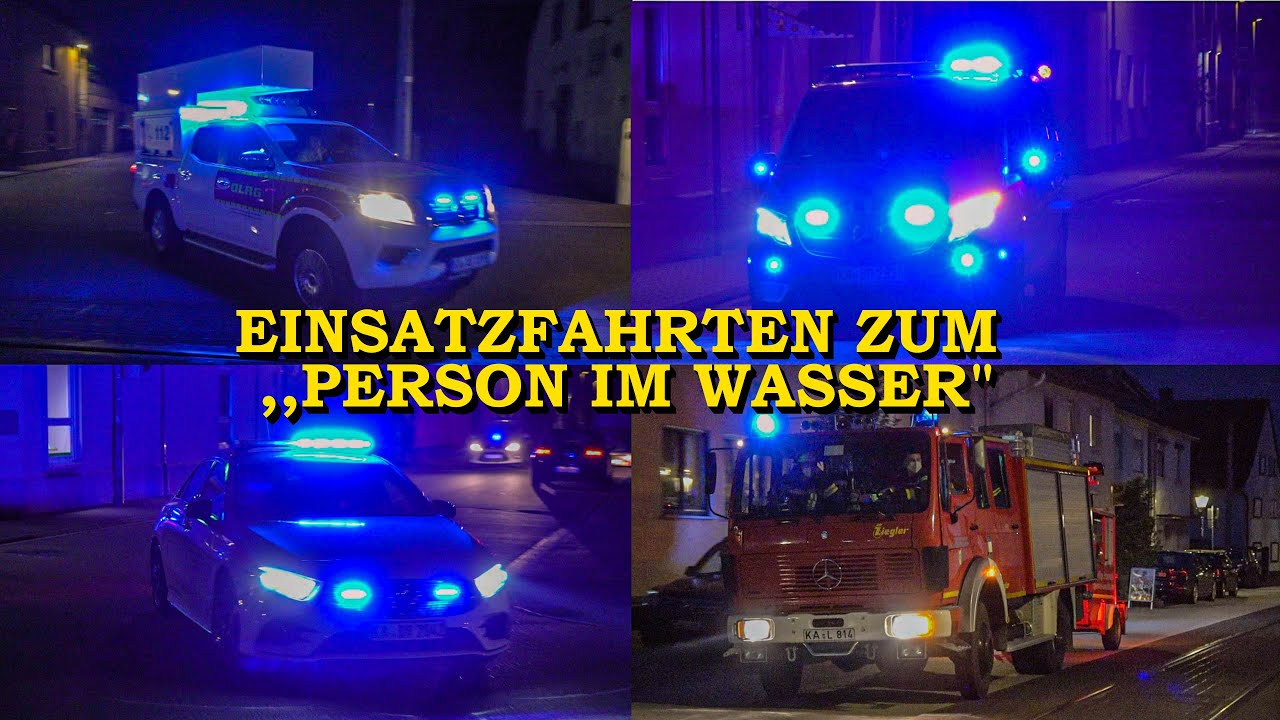 [Nagelneu & Selten] Viele Einsatzfahrten zu ,,Person im Wasser