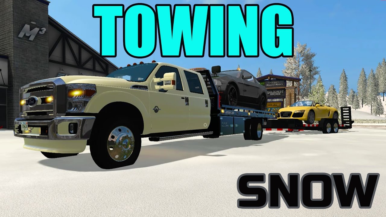 RESCUING CAR | TOWING | GOLD CREST SNOW | FORD
