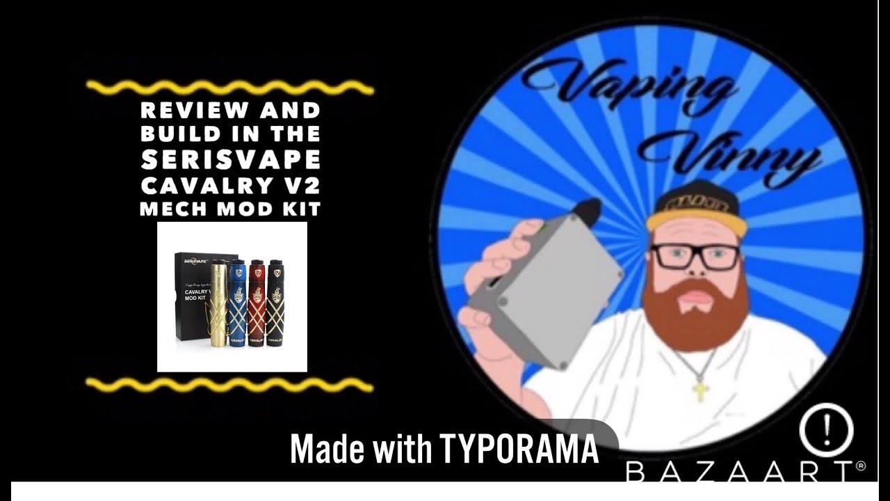 Review and build in the Cavalry V2 mech mod kit from Serisvape