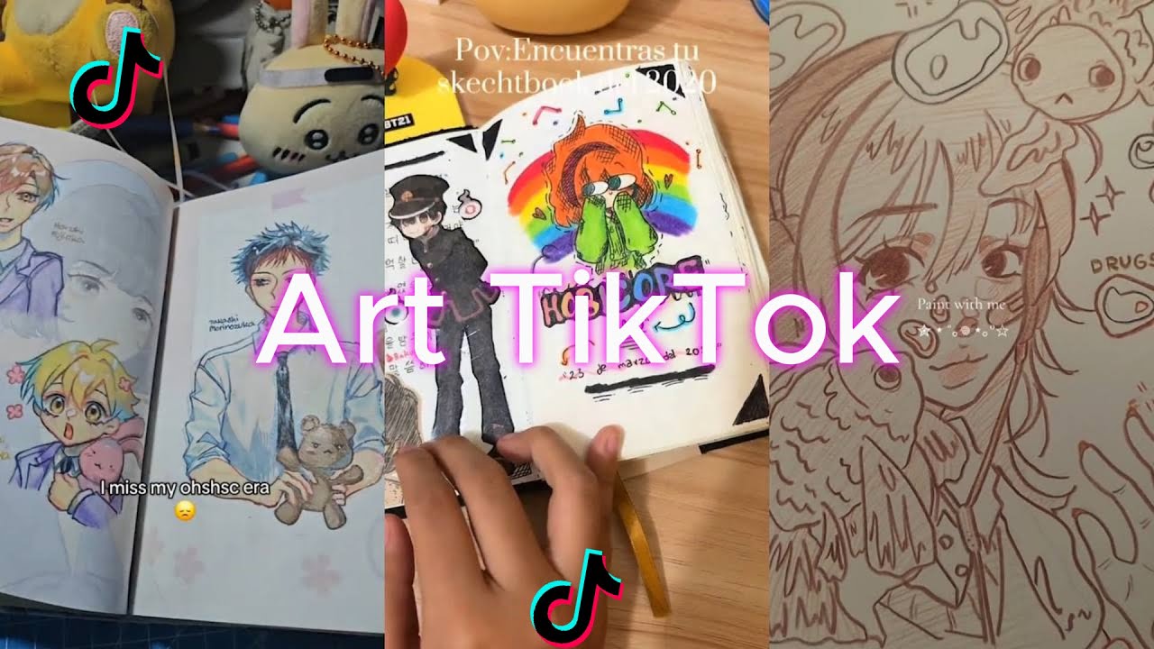 ART SKETCHBOOK 📖 TIKTOK compilation [NO OUTROS] | Read desc #3