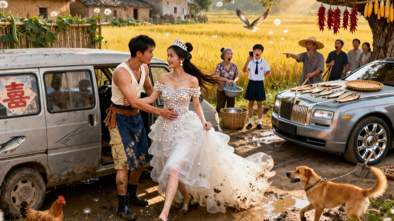 ¡Fue al pueblo en furgoneta para reemplazar en boda… y su marido resultó ser multimillonario!#ceo