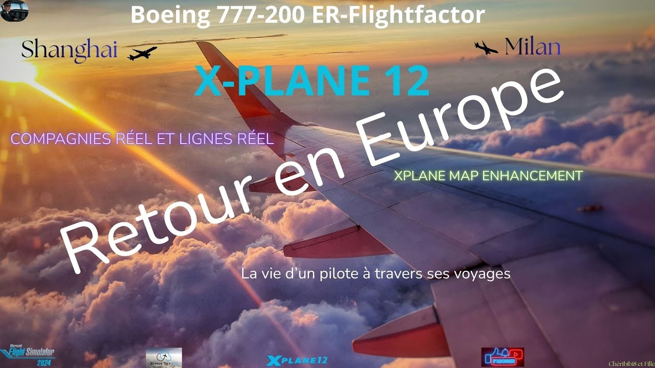 Boeing 777-200 ER , Flightfactor , retour en Europe