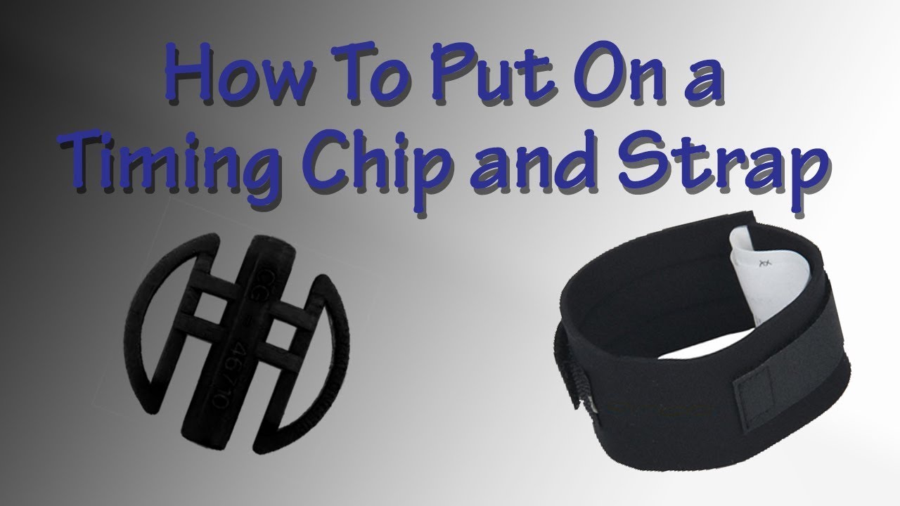 How To Put On a Timing Chip and Strap (ChampionChip)