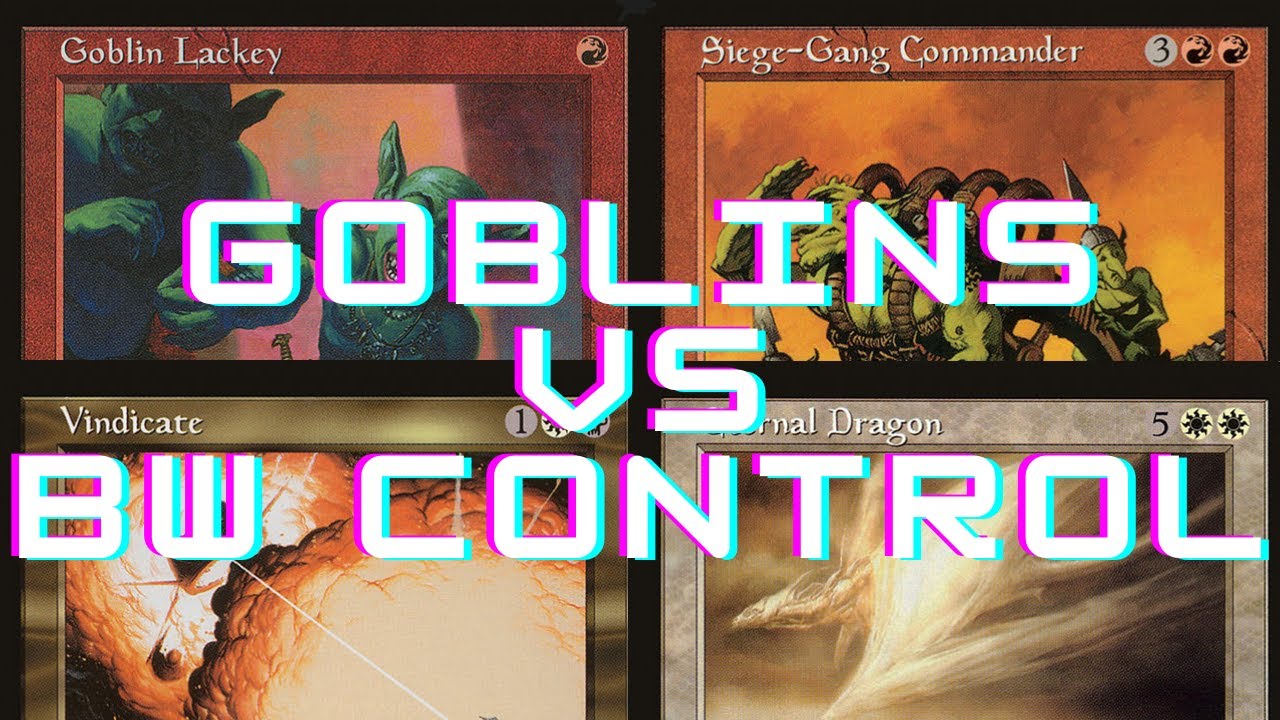 RG Goblins vs BW Control | PREMODERN MTG PAPER GAMEPLAY | Impulse Plays