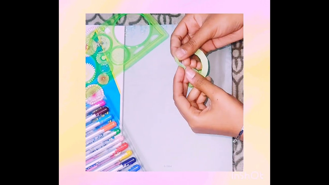 How to make easy paper flower ♥️😊 
