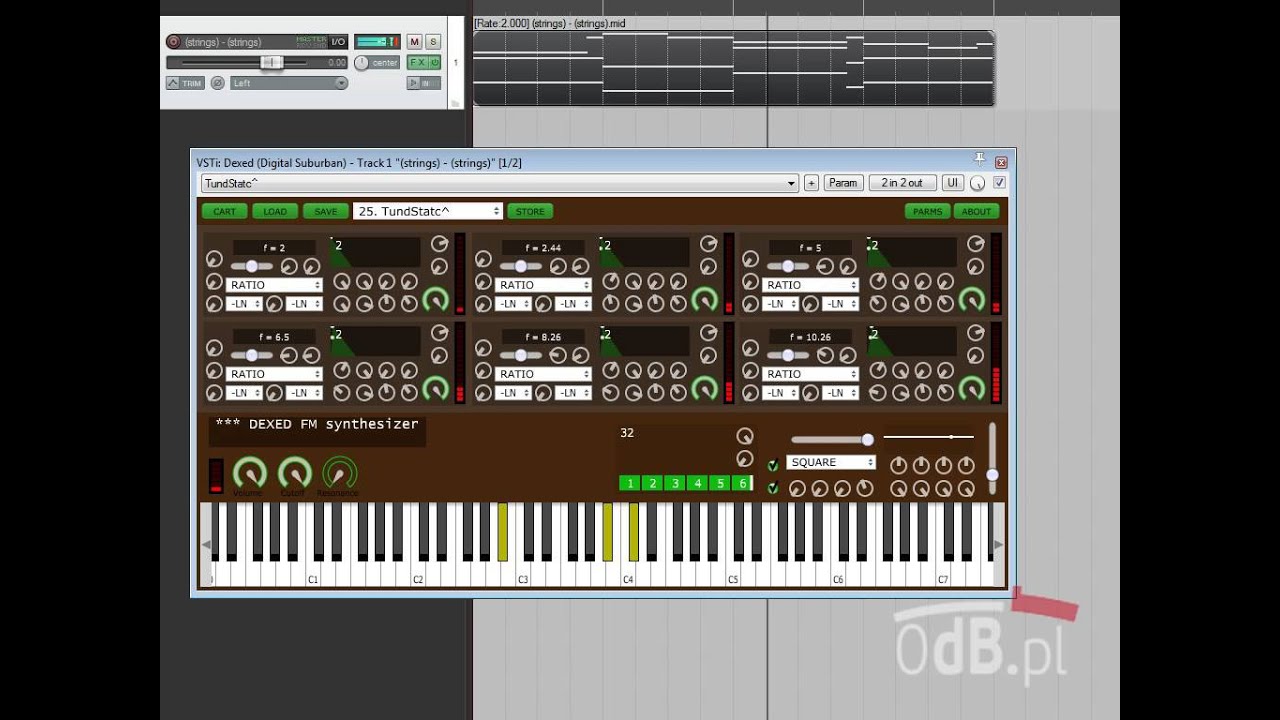 Dexed - emulacja DX7
