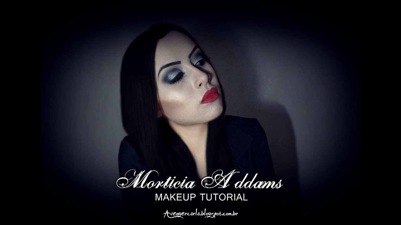 Halloween Makeup Tutorial: Morticia Addams | Prata e preto esfumado