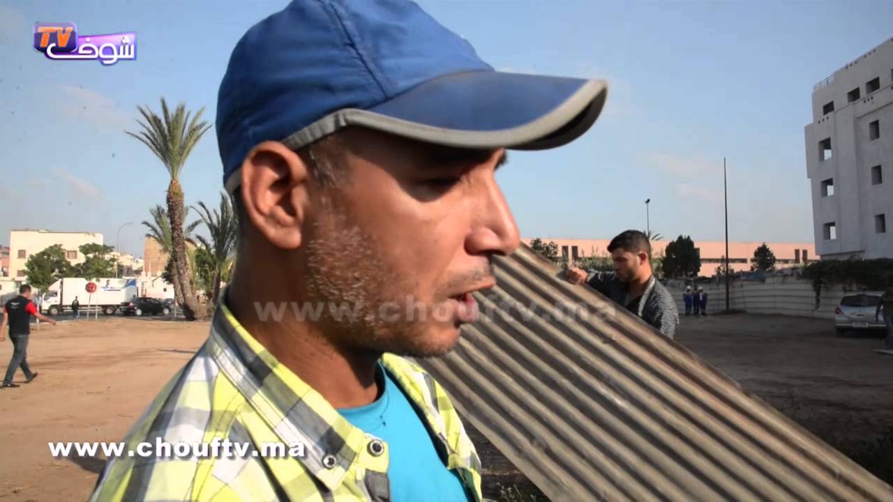 شاهد لحظة هدم كاريان سيدي عثمان