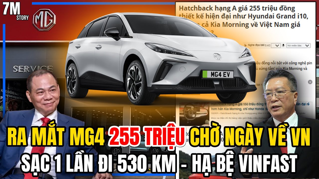 RA MẮT MG4 GIÁ CHỈ 255 TRIỆU CHỜ NGÀY VỀ VIỆT NAM! SẠC 1 LẦN ĐI 530 KM