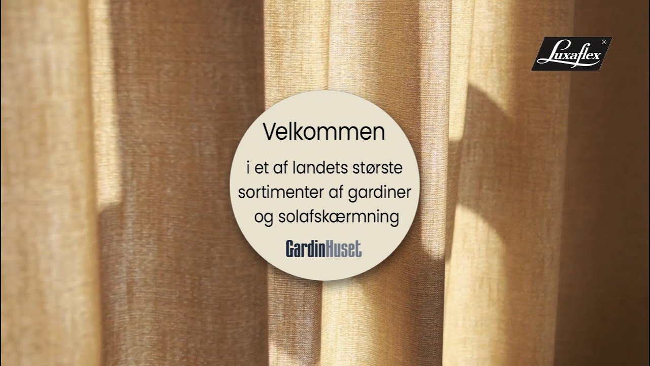 GardinHuset showroom Luxaflex