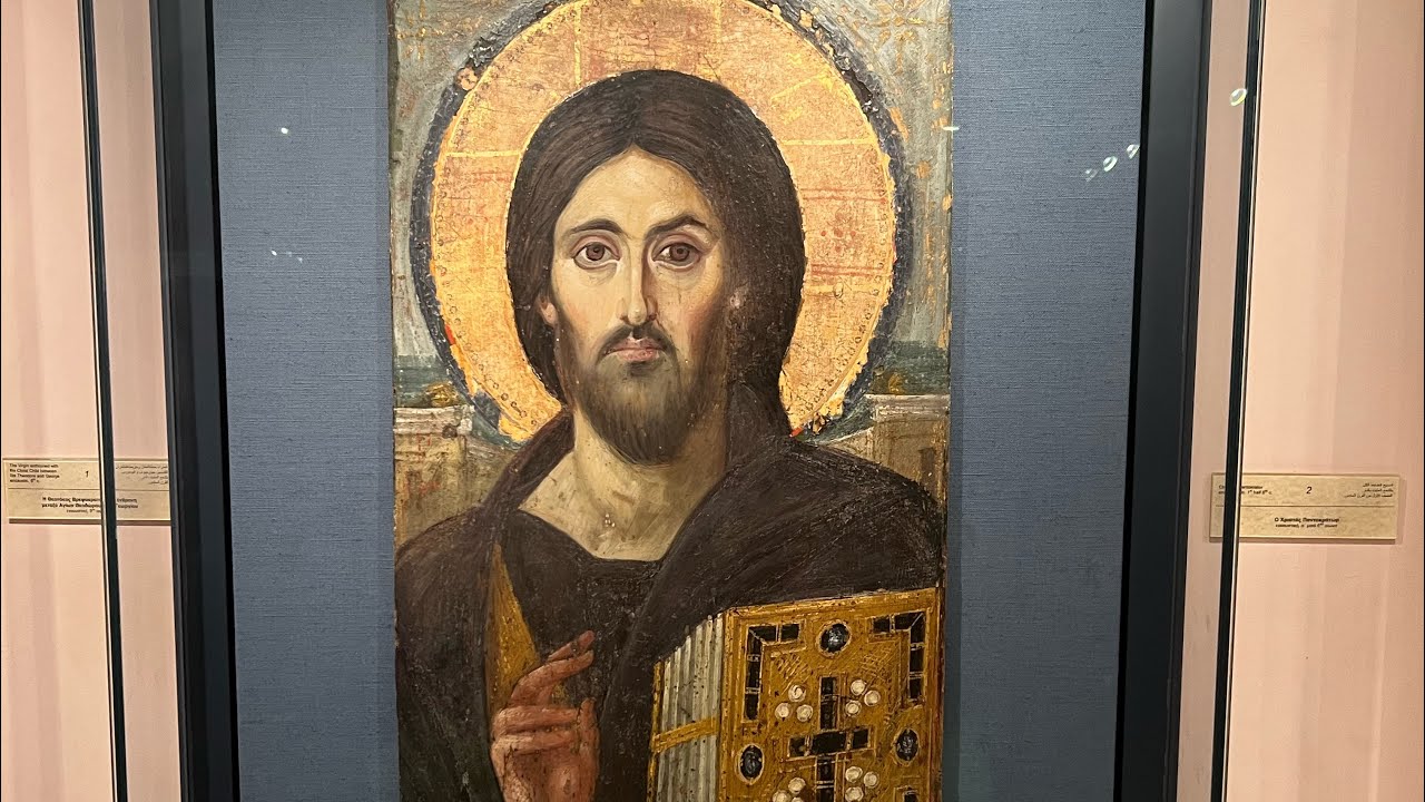 The Museum of Saint Katherine Monastery, with very old icons and manuscripts.