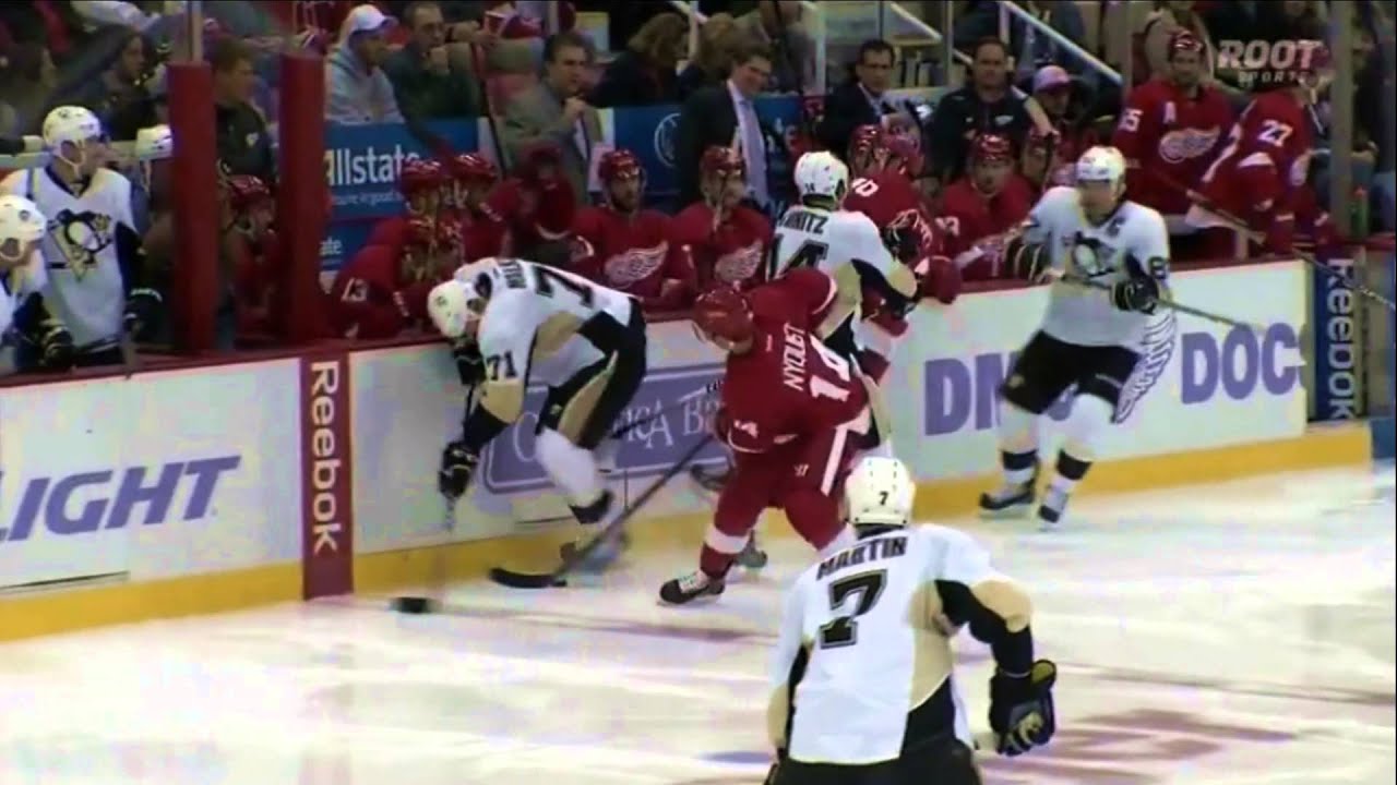 Sidney Crosby vs Henrik Zetterberg: Leaders Maintain Their Composure in Difficult Times