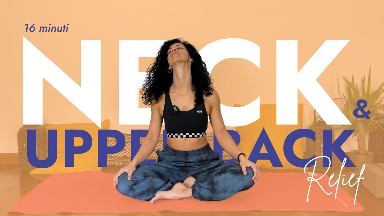16 Min. Yoga Cervicale | Neck & Upper Back Relief | In Italiano | Follow Along, No Equipment