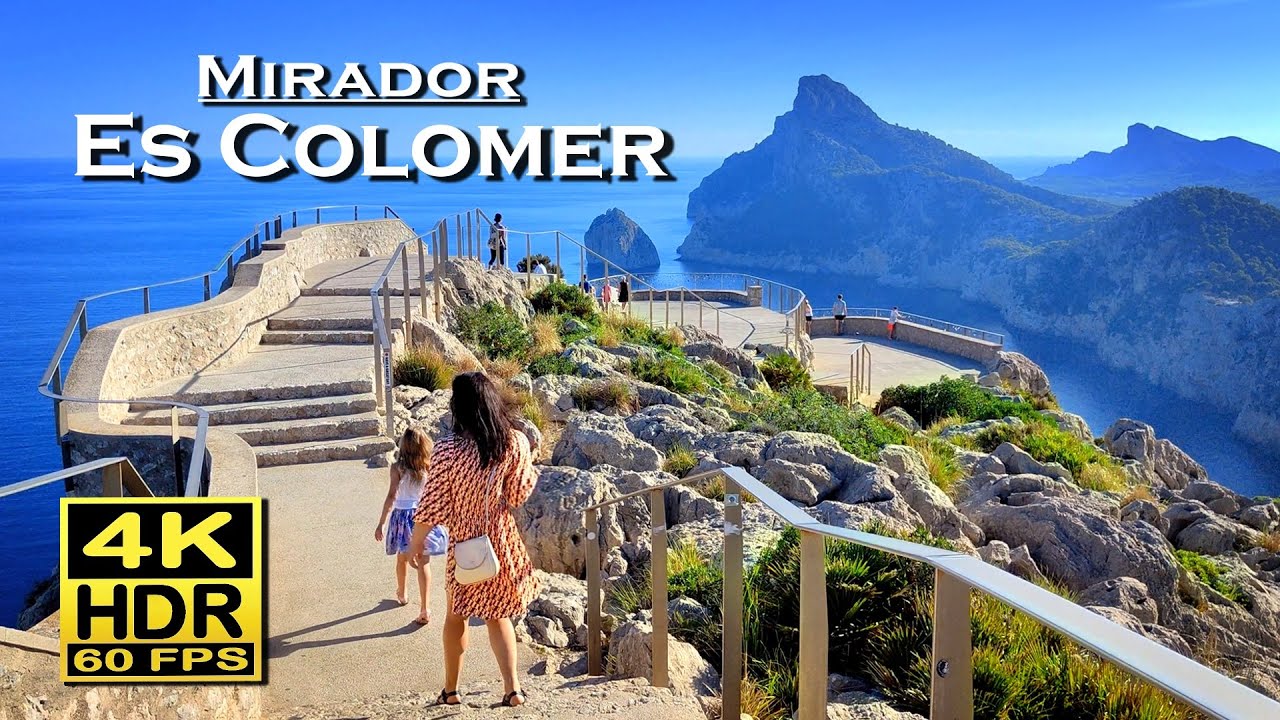 Mirador Es Colomer Formentor Mallorca 4K 60fps HDR Dolby Atmos 💖Best Places 👀 Car trip, walking tour