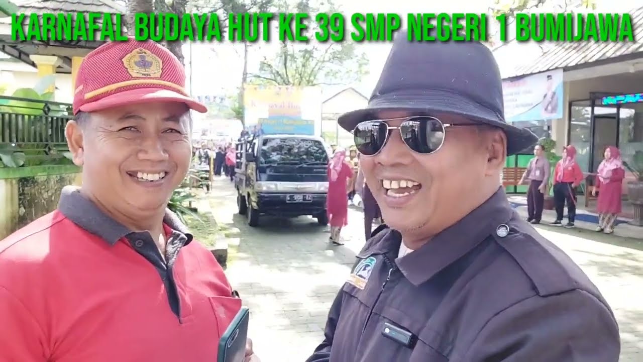 HUT KE 39 SMP NEGERI 1 BUMIJAWA dan dimeriahkan lomba2 karnafal budaya tradisional.berhadiah menarik