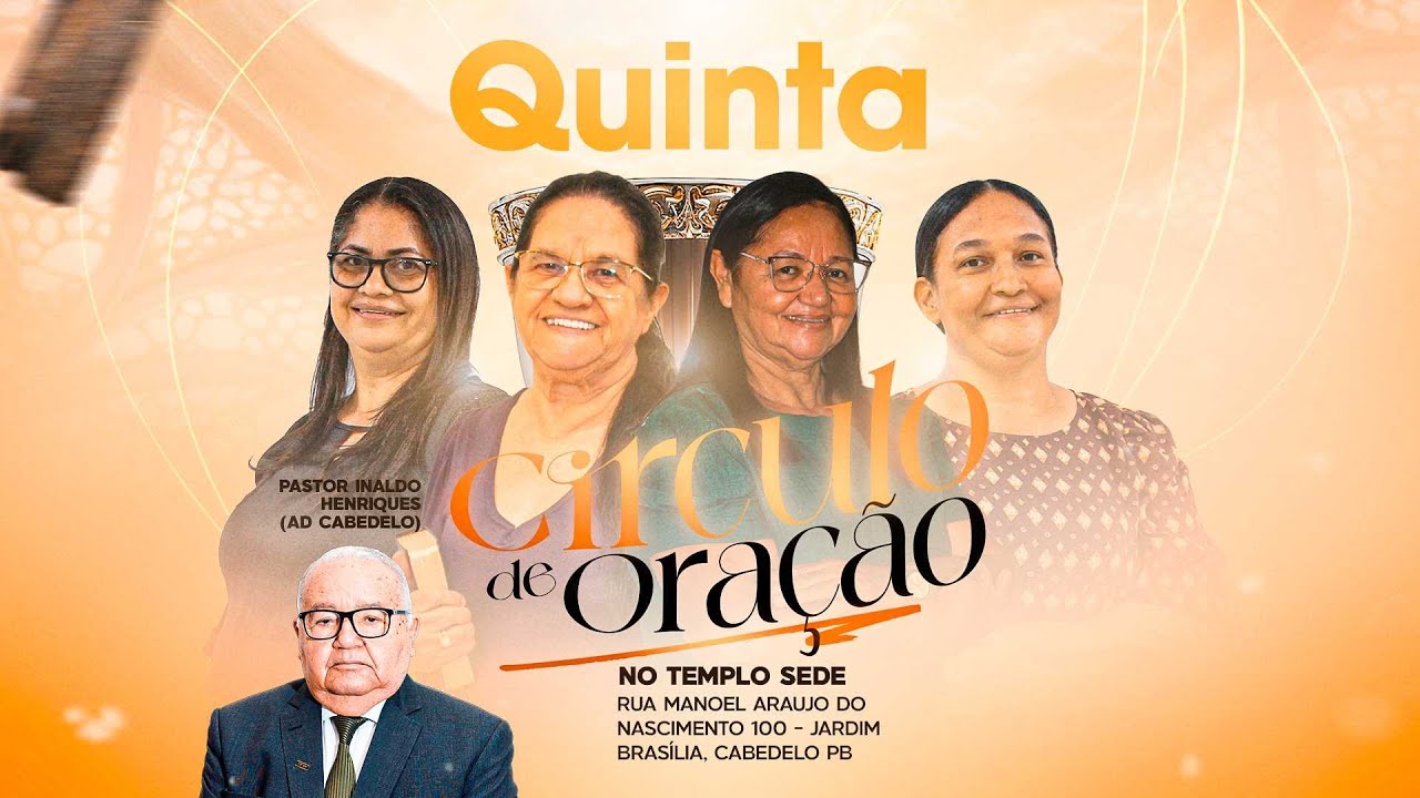 CIRCULO DE ORAÇÃO DO ANO | TEMPLO SEDE AD CABEDELO - 29/01/2026