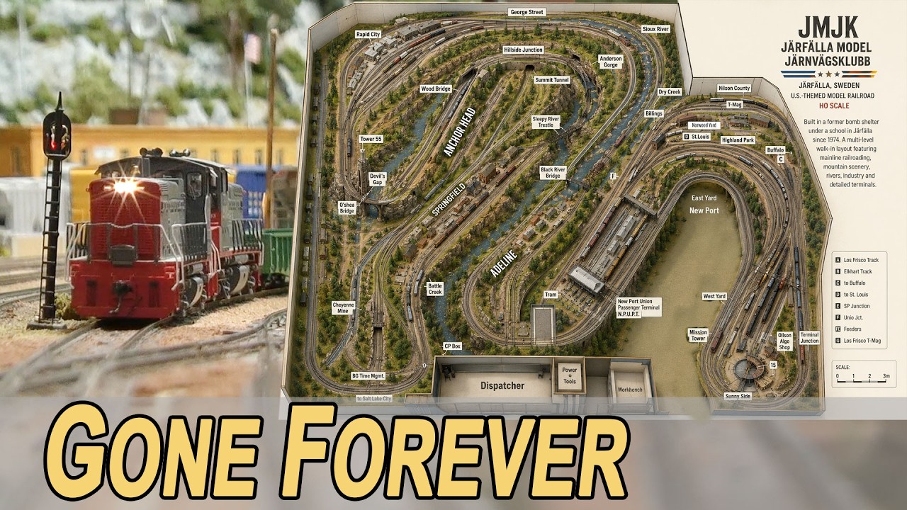 50 Years of Model Railroad Building &mdash; Gone in a Matter of Weeks