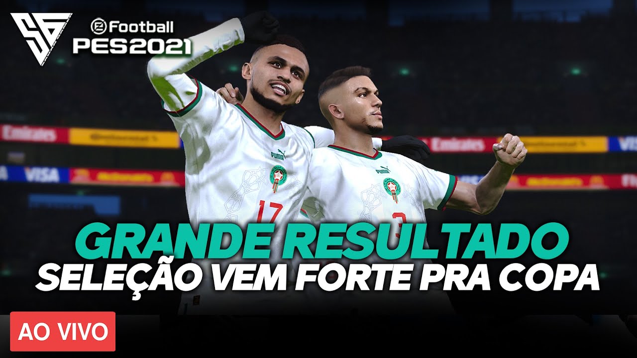 MONTAMOS A MELHOR SELEÇÃO PARA COMPETIR - GAMEPLAY PES 2021 - 60 FPS - SADAN GAMER - PC