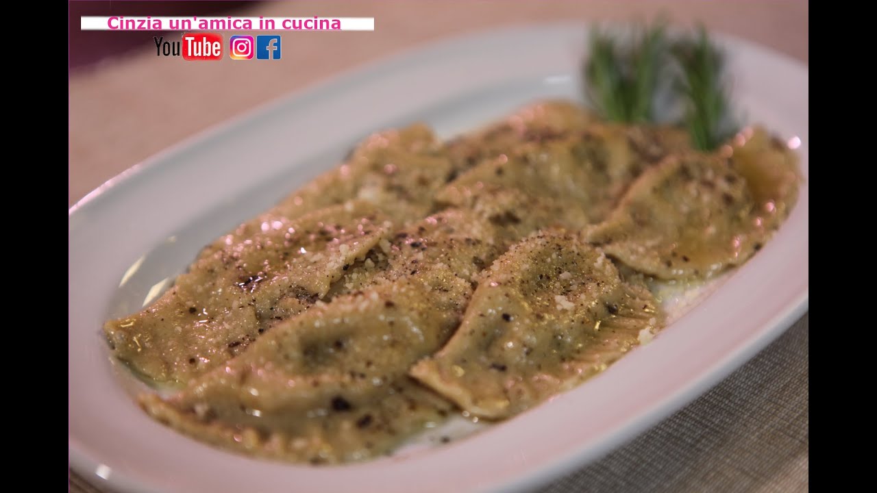 RAVIOLI DI PATATE GORGONZOLA NOCI #ricettesemplici #ricettetradizionali #cucinadicinzia #ravioli