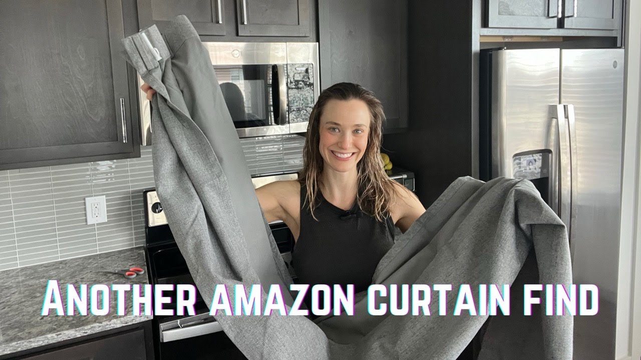 Amazon Review of Linen Textured Blackout Curtains for Bedrooms #ad