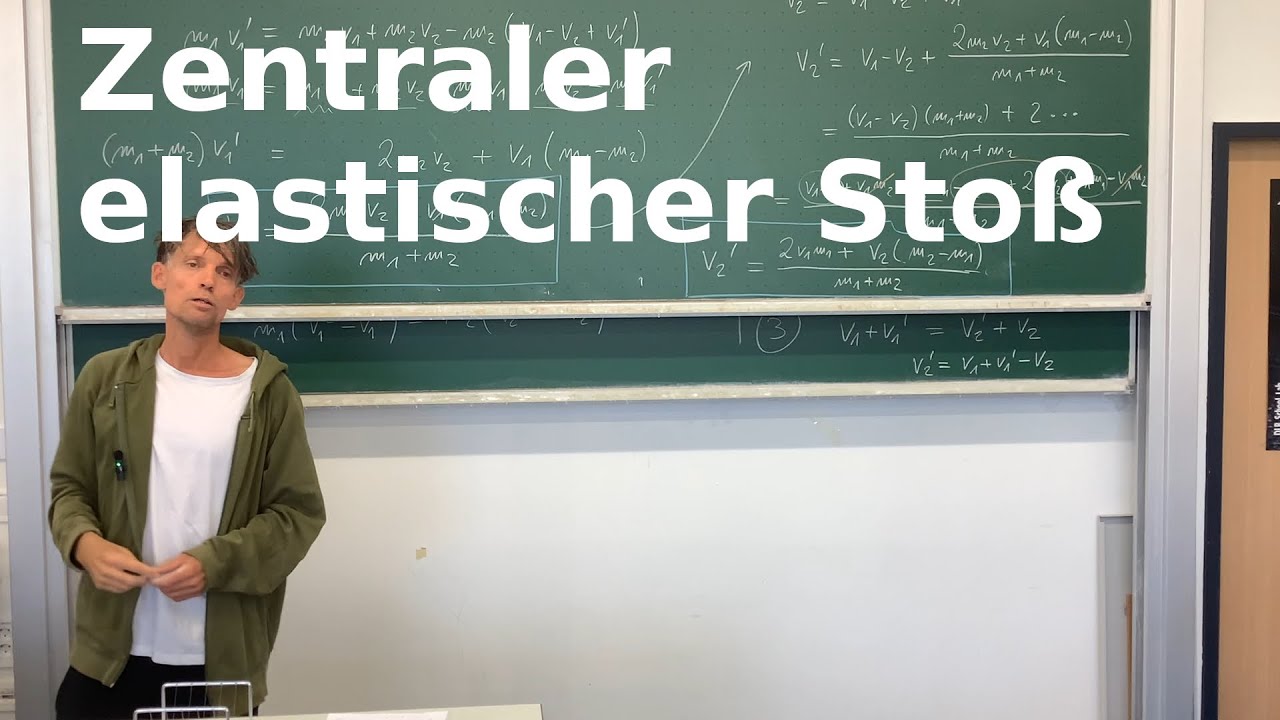 Zentraler elastischer Stoß