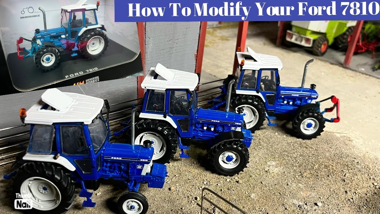 How To Modify A 1/32 Ford 10 Series - Sunroof, Straight Pipe, Front Linkage?
