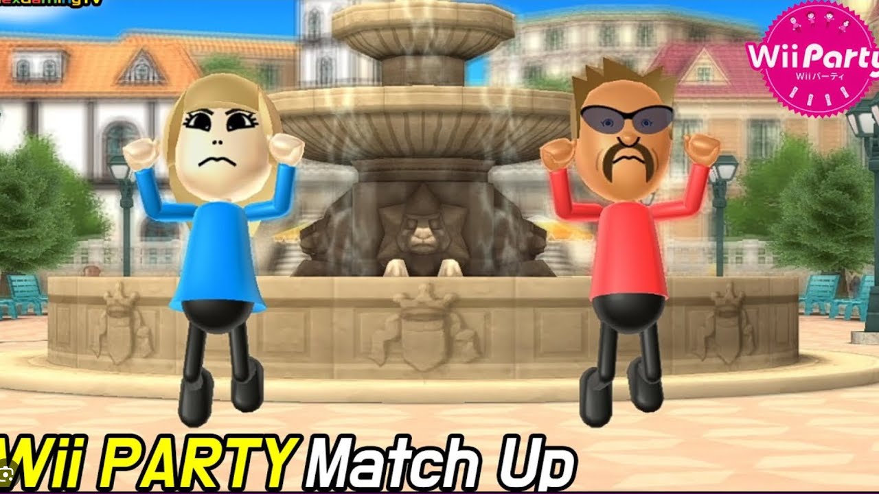 Nintendo Wii U Wii party Match up Me Vs CPU Alex