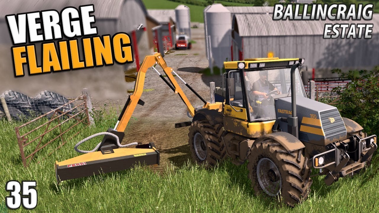 VERGE FLAILING - Ballincraig Estate | Farming Simulator 17 - Episode 35