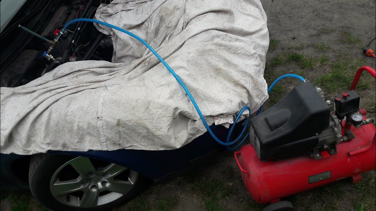How to make a vacuum in a Klima air conditioning system on lpg gas