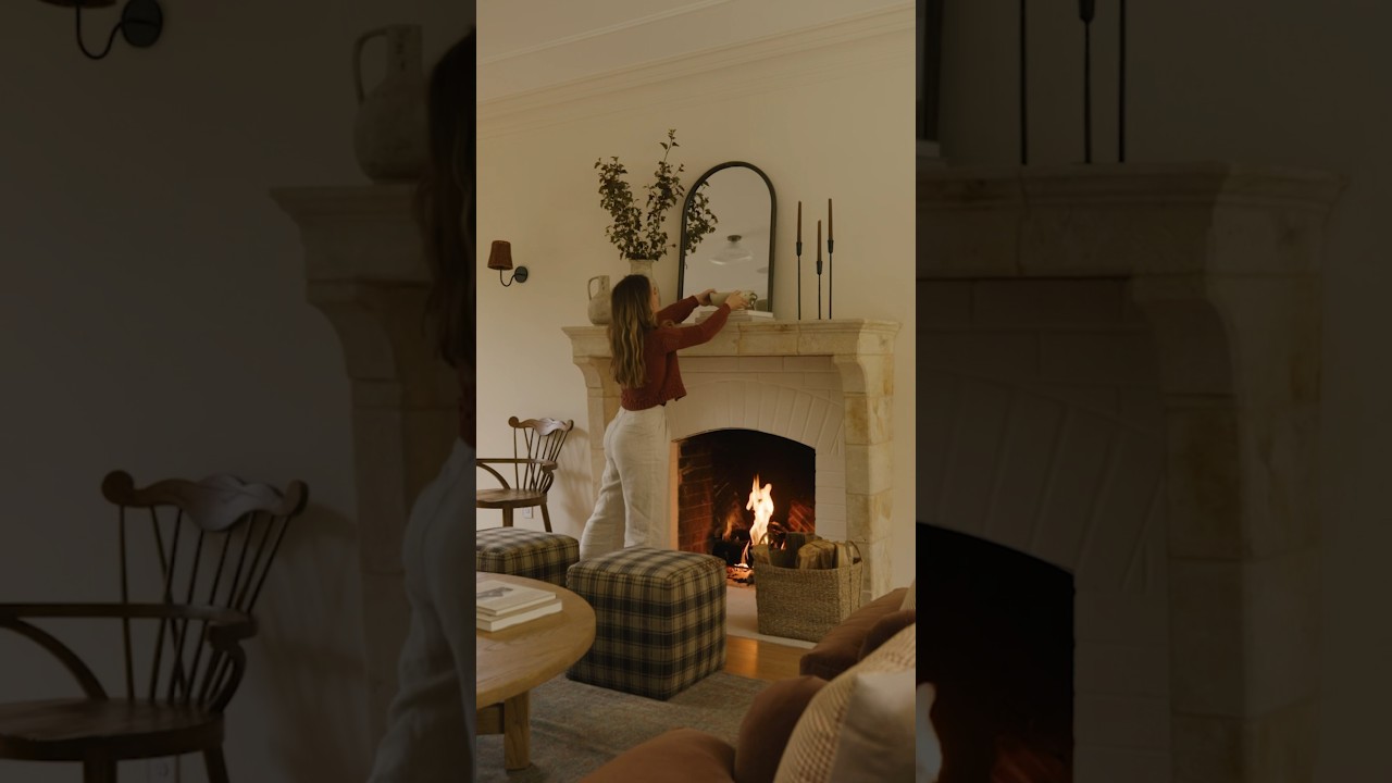 Fireplace Mantle Styling #mantle #fireplace #fireplacedecor