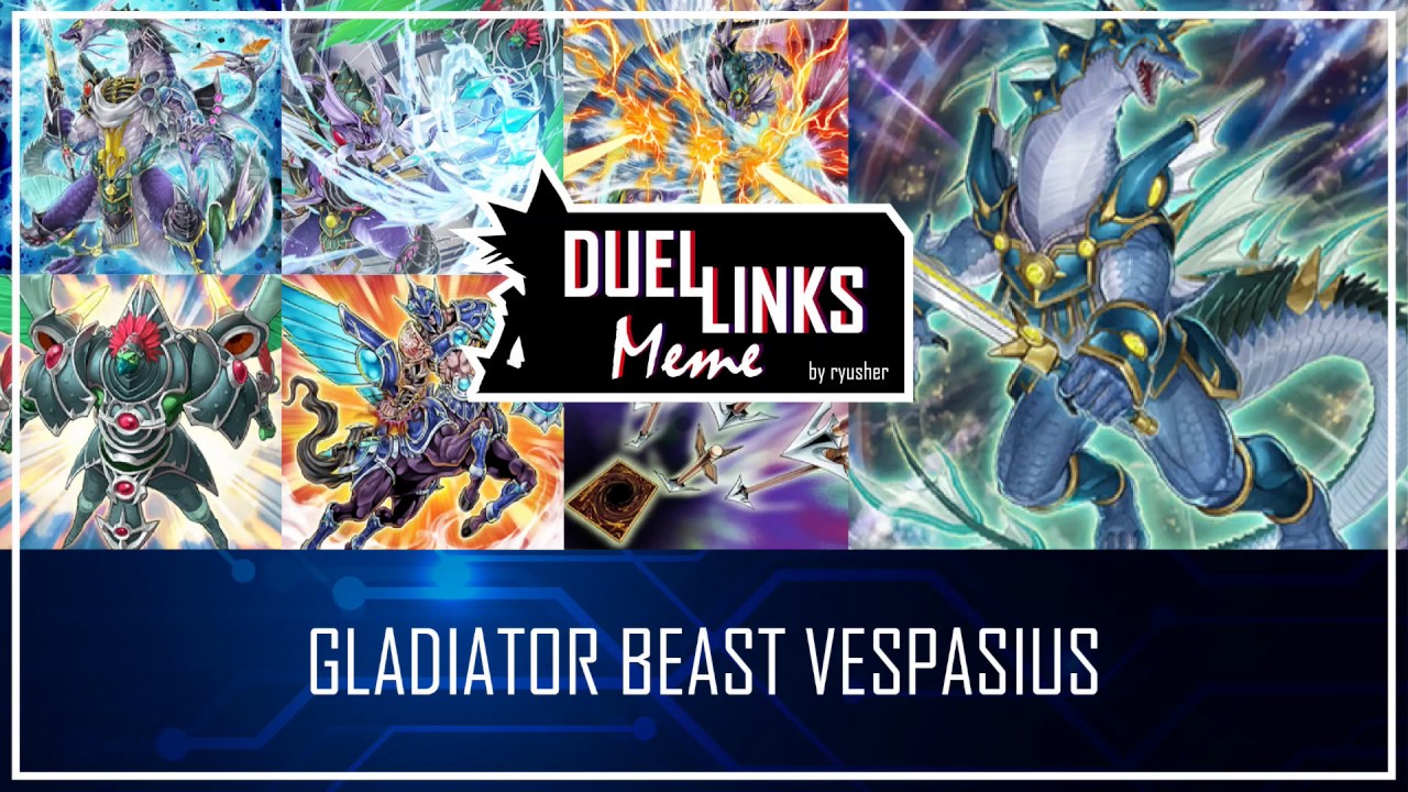 GLADIATOR BEAST VESPASIUS - Well Planned, Komoney  [Yu-Gi-Oh! Duel Links]
