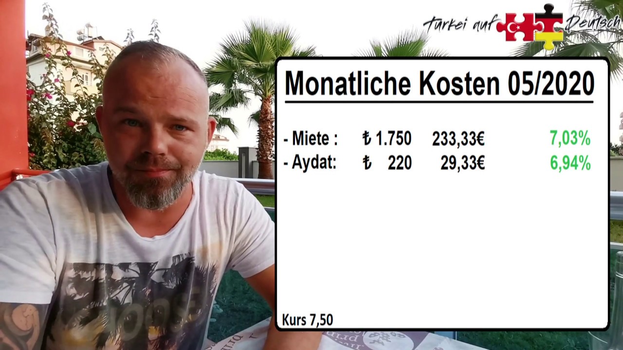 Monatliche Kosten Türkei, kohle gespart :-)