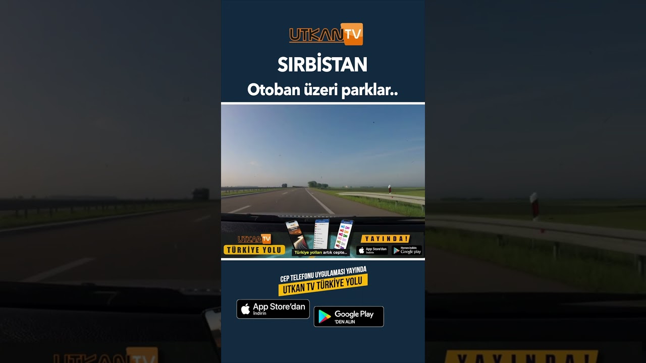 Sırbistan'da otoban &uuml;zeri parklar | Utkan Tv T&uuml;rkiye Yolu 2023 | #shorts
