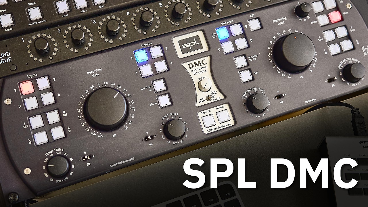 How I Approach My Analog Master Bus Chain | SPL DMC Mastering Console Review