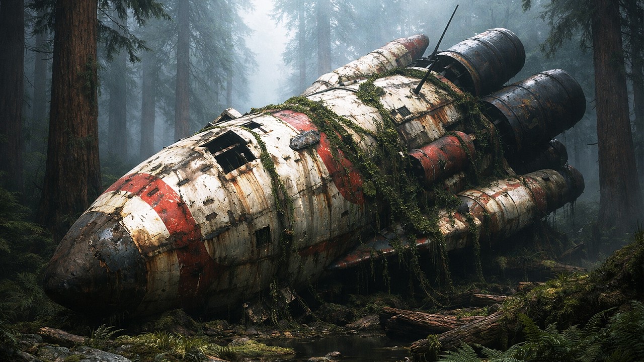 I Turned an Abandoned Rocket Ship Into a Luxury House (ASMR)