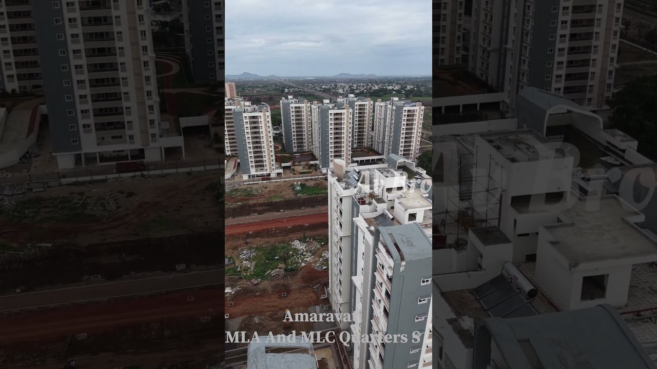 Amaravati Capital MLA And MLC Quarters #amaravati #capitalamaravati #avbro