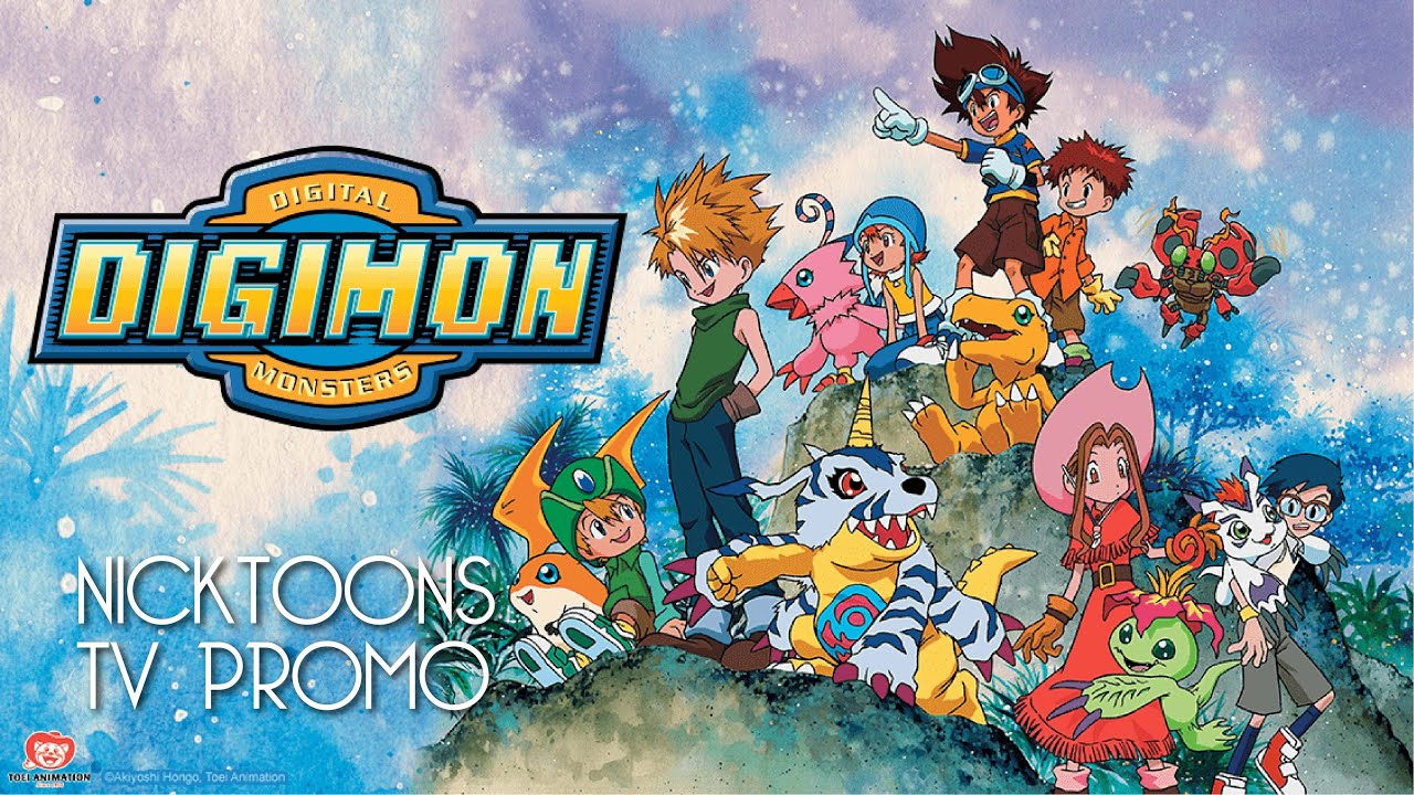 Digimon Adventure (1999) Nicktoons TV Promo Remastered HD