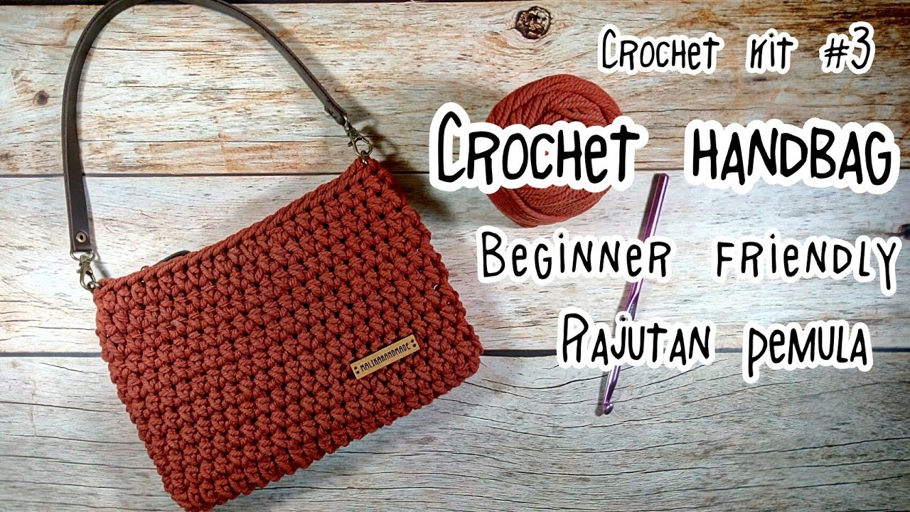 Rajutan untuk pemula | crochet for absolutely beginner | paket merajut #3