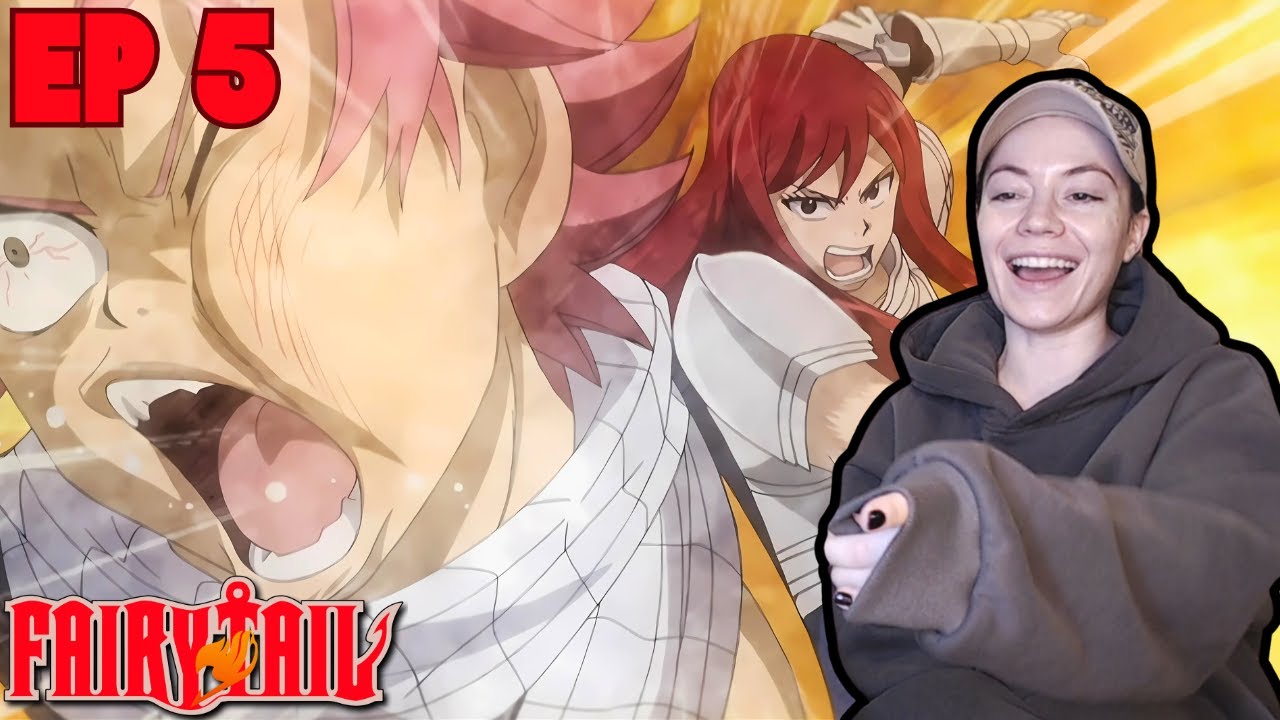Fairy Tail Episode 5 Reaction! | Erza Arrives!