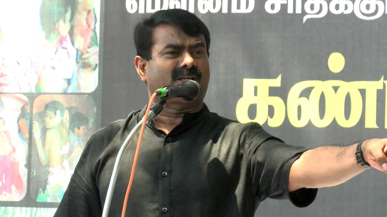 DMK Black Flag protest &ndash; Director Seeman Teasing Karunanidhi - RedPix24x7