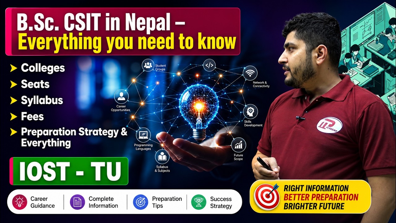 B.Sc. CSIT in Nepal 2083 | Colleges, Seats, Syllabus, Fees & Preparation Strategy | CSIT Entrance |