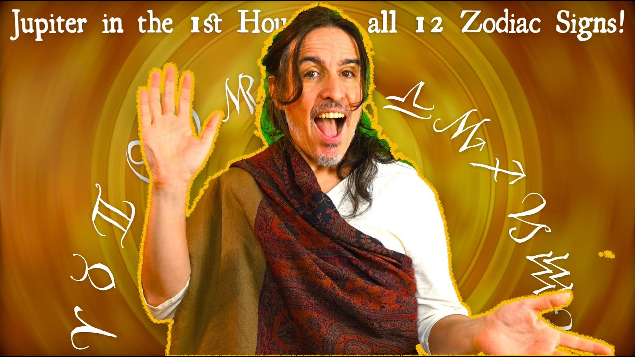 Jupiter in the 1st House in all 12 Zodiac Signs (with example charts)