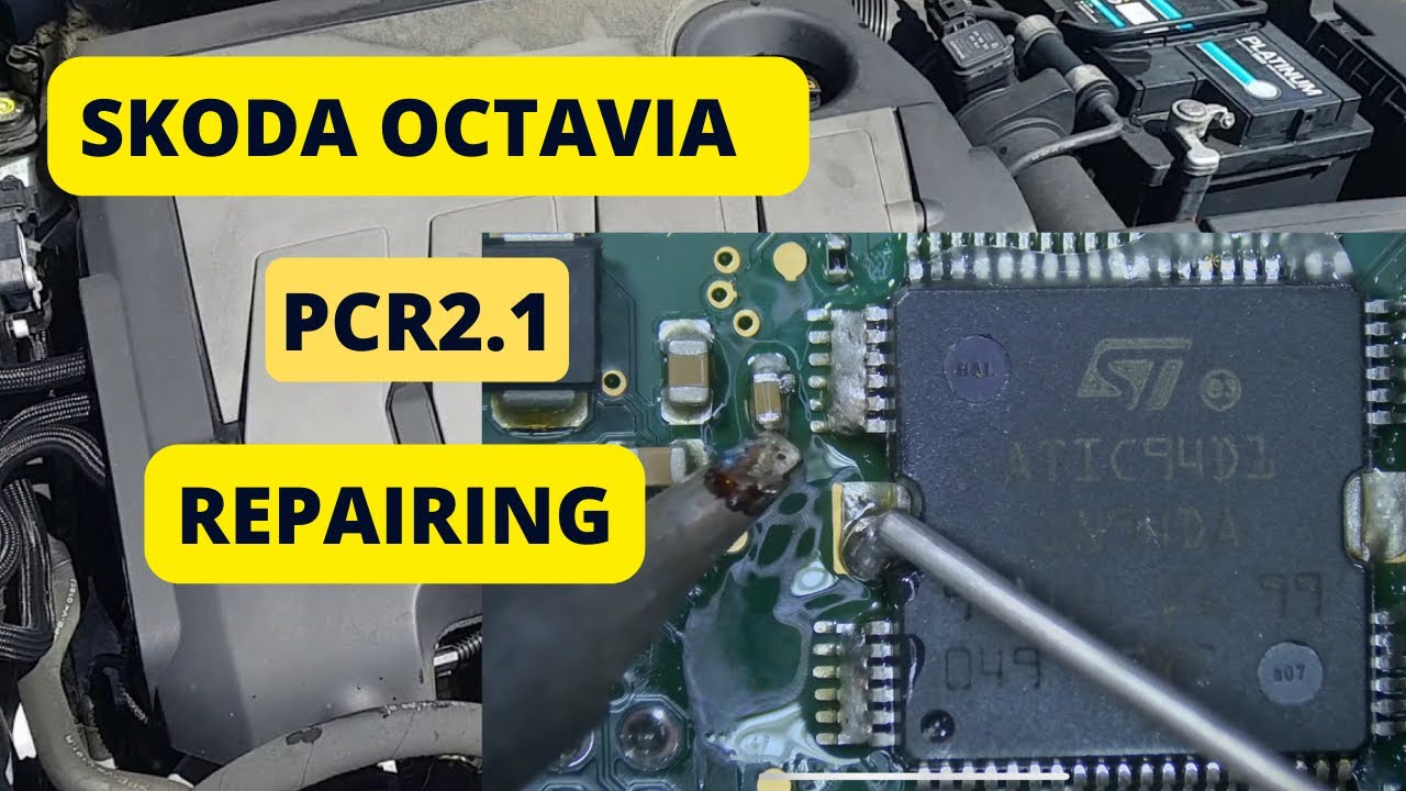 Ремонт ЭБУ Skoda Octavia 1.6 TDI PCR2.1 | клиент из Франции