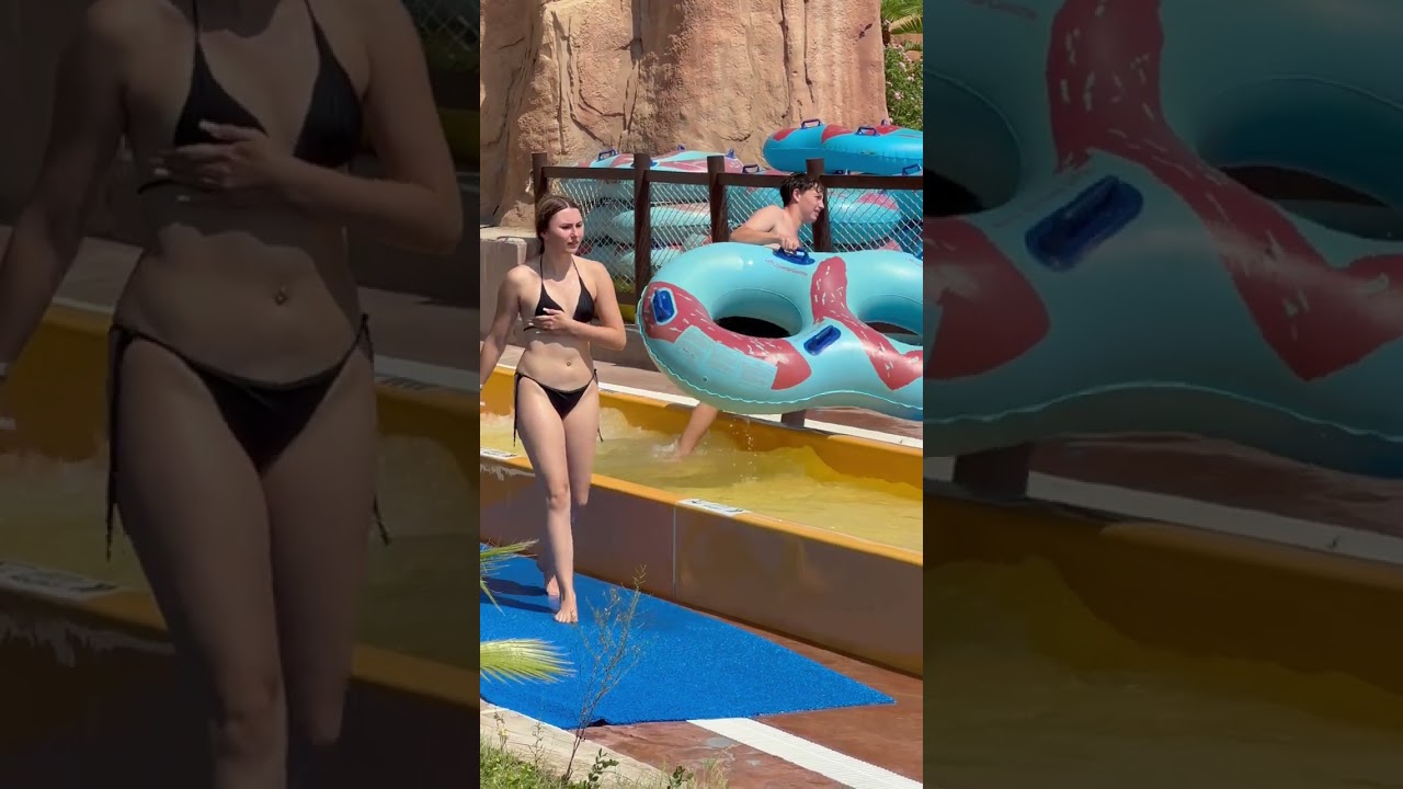 ☀️The Wonder Of Water Park Best -Sunny Day 26🍭 #summer #waterslide